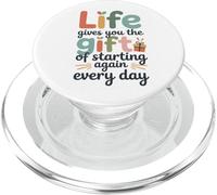 La Vie t'offre le Cadeau de recommencer chaque jour PopSockets PopGrip para MagSafe