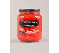 La Vieja Fábrica Chutney de Tomate y Pimiento, Salsa Agridulce con Especias, Sin Gluten, 770g