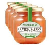 La Vieja Fábrica | Mermelada de Albaricoque con endulzante 100% NATURAL | 280g (Paquete de 4)