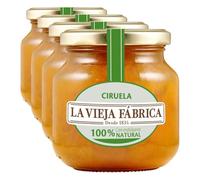 La Vieja Fábrica | Mermelada de Ciruela con endulzante 100% NATURAL | 280g (Paquete de 4)