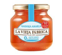 La Vieja Fábrica | Mermelada de Naranja Amarga 0% azucares añadidos | 245g (Paquete de 6)