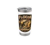 La vieja Florida corre un lago de pesca profundo de boca grande Vaso térmico de acero inoxidable de doble pared