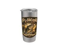 La vieja Florida corre un lago de pesca profundo de boca grande Vaso térmico de acero inoxidable de doble pared