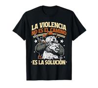 La Violencia No Es El Camino es la Solución Diseño Divertido Camiseta