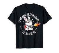 La Violencia No Es El Camino Meme Conejo Kawaii Lanzallamas Camiseta