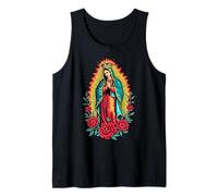 La Virgen De Guadalupe Mexicana Chicana Camiseta sin Mangas