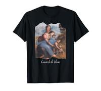 la Virgen y el niño enestado Santa Ana de Leonardo da Vinci Camiseta