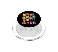 La Vita Citro Citrus Life Limón Naranja Retro Fruta PopSockets PopGrip para MagSafe