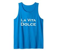 La Vita Dolce aka La Dulce Vida Camiseta sin Mangas, Hombre, Zafiro, L