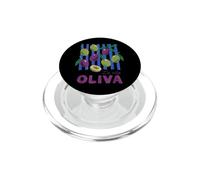 La Vita Oliva Olive Life Retro Vintage Aceite de Oliva Italiano PopSockets PopGrip para MagSafe