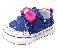 La Vogue Bebe Zapatos Primeros Pasos Casual Deportiva Talla 17/Longitud de Zapatos 12cm Azul