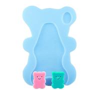 La Vogue Esponja de Baño Asiento de Bebé Soporte Sillita 50.5×31×4CM Azul