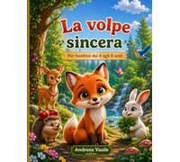La Volpina Sincera: Un libro illustrato a colori, con personaggi coerenti, su una simpatica volpina che scopre che la sincerità è sempre la scelta migliore. 73 pagine, per bambini dai 4 agli 8 anni.