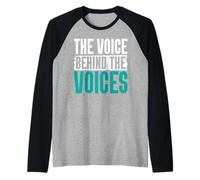 La Voz detrás del intérprete de Voces Camiseta Manga Raglan