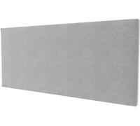 LA WEB DEL COLCHON Cabezal Cama Paros Tapizado Acolchado 8 cm con Fijación a Pared - Cabecero de Cama Suave y Elegante - Cama de 150 (160 x 70 cms) Gris Claro Textil Suave - Cabeceros Acolchados