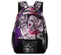 LA3079 Mochila Harley Quinn, mochila escolar, mochila informal, mochilas para viajes y senderismo