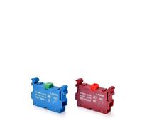 LA36M - Interruptor de botón de parada exigente de 22 mm, cabeza de hongo | Botón pulsador, interruptor 1NO+1NC 400V 10A para paneles de control industriales, color rojo
