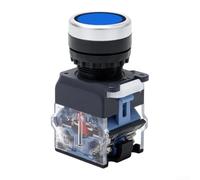 La38-11t Interruptor de botón de reinicio automático 22mm Diámetro del agujero 10a Clasificado con diseño a prueba de polvo para paneles de control industriales y maquinaria de construcción Material