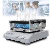 Lab - Agitador orbital digital, 100-800 rpm, carga de 2,5 kg, para matraces de Petri con agitación continua