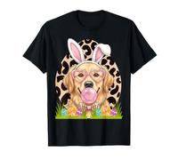 Lab and Golden Retriever Bunny Ears - Camiseta para Perro de Pascua Camiseta