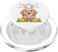 Lab and Golden Retriever Bunny Ears - Camiseta para Perro de Pascua PopSockets PopGrip para MagSafe