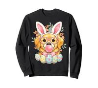 Lab and Golden Retriever Bunny Ears - Camiseta para Perro de Pascua Sudadera