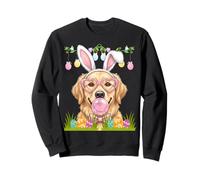 Lab and Golden Retriever Bunny Ears - Camiseta para Perro de Pascua Sudadera