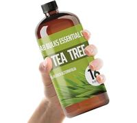 Lab Bulks Essential Oil Aceite esencial de árbol de té, botella grande de 16 onzas para difusor, cara, cabello, aromaterapia y espray de árbol de té (473 ml)