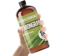 Lab Bulks Essential Oil Aceite esencial de citronela de 473 ml para difusores, cuidado del hogar, velas, cabello, spray de hierba de limón