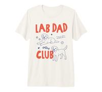 Lab Dad Club Labrador Dog Owner Dog Dad Fathers Day Camiseta Premium