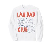 Lab Dad Club Labrador Dog Owner Dog Dad Fathers Day Sudadera