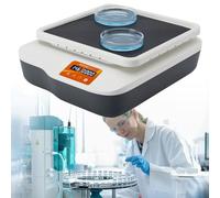 Lab Digital Orbital Shaker Mixer | 268x268mm Plate Size Adjustable Speed 40-200RPM Capacity 2KGS | Timed and Continuous Modes Rotator Shaker for Laboratory