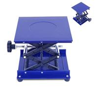 Lab Jack - Elevador de mesa de óxido de aluminio, 4 x 4 / 5.9 x 5.9/7.9 x 7.9 pulgadas, elevador de soporte de 5-10 kg, mini tijera, 50/70/75 a 155/270/295 mm, 100 x 100 mm