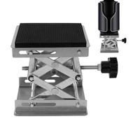 Lab Jack - Soporte de tijera manual, elevación de altura, soporte expandible a prueba de golpes para banco de química, equipo de cocina, herramienta de configuración científica, elevador, soporte de