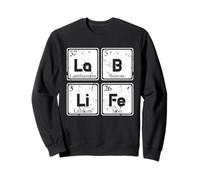 Lab-Life Laboratory Research Lab Química Tabla periódica Sudadera