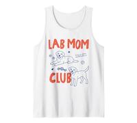 Lab Mom Club Labrador Dog Owner Dog Mom Mama Mothers Day Camiseta sin Mangas