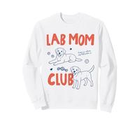 Lab Mom Club Labrador Dog Owner Dog Mom Mama Mothers Day Sudadera