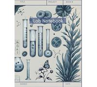 Lab Notebook: 5x5 Quad Ruled, 8.5 x 11 paper, Multi-Purpose for School or Work