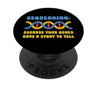Lab Tech Técnico en secuenciación de ADN Biología Molecular PopSockets PopGrip Adhesivo