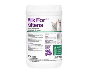 LAB-V Milk For Kittens - sustituto de leche para gatitos 200g-Kit con biberón y tetinas
