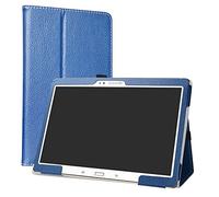Labanema Samsung Galaxy Tab S 10.5 Funda, Slim Fit Carcasa de Cuero Sintético con Función de Soporte Folio Case Cover para Samsung Galaxy Tab S 10.5 Pulgadas Tablet - Azul