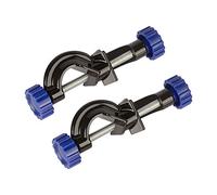 Labasics 2-Pack Soporte de Laboratorio, Lab Cross Clip, Cross Clamp Boss Head Lab Rod Stand Holder para Laboratorio Soporte de Clip, Cuerpo de Aleación de Aluminio, Varillas de Hasta 16mm