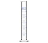 Labasics Cilindro Graduado de Vidrio de Borosilicato de 50 ml, Cilindro Medidor Resistente para Uso en Laboratorio, 1 Unidad