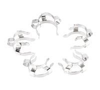 Labasics Clip de Laboratorio de Metal, 5 Piezas 19 mm Laboratorio Abrazadera Keck # 19 Keck Clips para 19/22 Junta de Vidrio Accesorio de Laboratorio