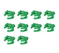 Labasics Clips de Junta de Plástico, 10 Piezas de 24 mm Pinza de Lab #24 Plastic Joint Clips para 24/40 Junta, Estándar Conical Interfaz Clip para Junta de Terreno de Cristal Laboratorio Accesorio