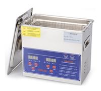 Labasics Limpiador Ultrasónico, limpiadores Ultrasónico Profesional Multiusos de Acero Inoxidable con Temporizador de Pantalla Digital y Control de Calor para Laboratorio 220V, 3.2L