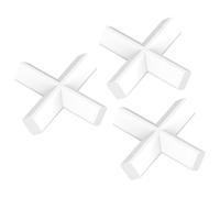 Labasics Set de 3 Barras Magnéticas de Agitación en Forma de Cruz, 40 mm Recubiertas de PTFE Blancas para Mezcladores de Laboratorio