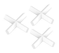 Labasics Set de 3 Barras Magnéticas de Agitación en Forma de Cruz, 50 mm Recubiertas de PTFE Blancas para Mezcladores de Laboratorio