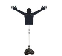 Labasuan Muñeco de Entrenamiento de Defensa de Baloncesto Resistente, con Altura Ajustable para el Control del balón y la técnica de dribling, con Base de inyección de Agua, Ideal(Small)