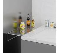 Labasuan Separador de encimera para Cocina, Tablero de extensión Transparente para el Espacio Entre el refrigerador y la encimera, sin Necesidad de taladrar(L60xW10cm)